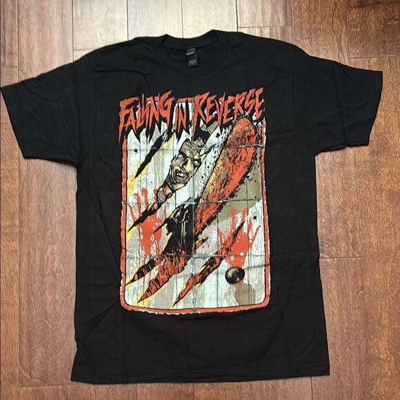 Falling in Reverse Black Graphic Tee, Size Large, NWOT - Picture 1 of 7